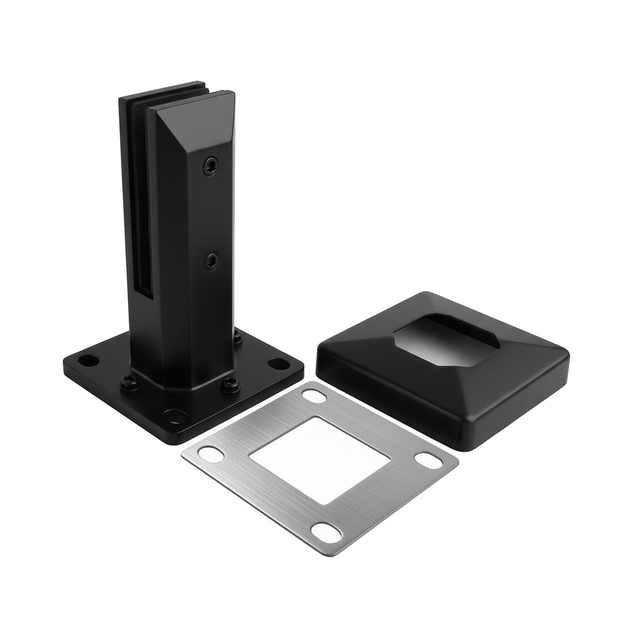 Mini poteau carr&eacute; en acier inoxydable de 160 mm